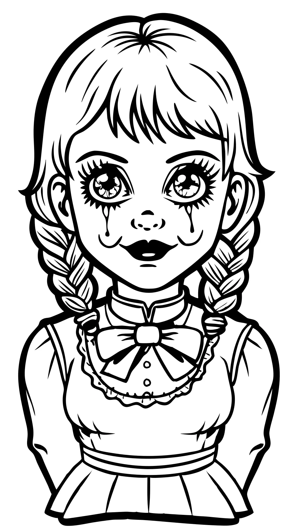 annabelle coloring pages